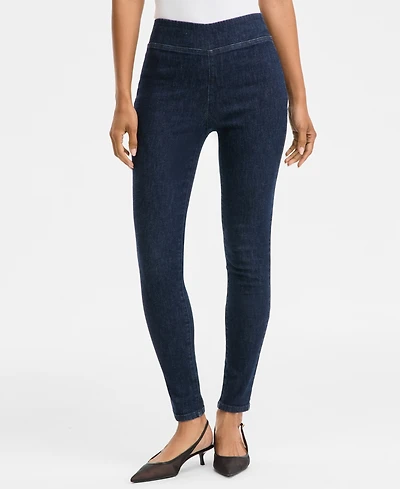 I.n.c. International Concepts Women's High-Rise Pull-On Skinny Jeans, Macy's Exclusive