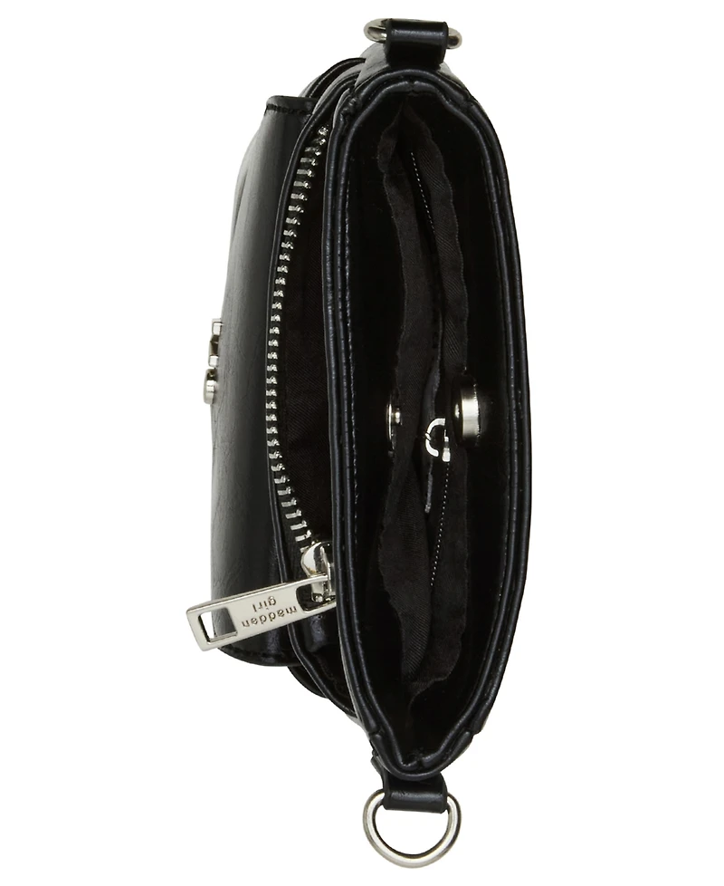 Madden Girl Inezc Crinkle Magnetic Phone Pouch Crossbody