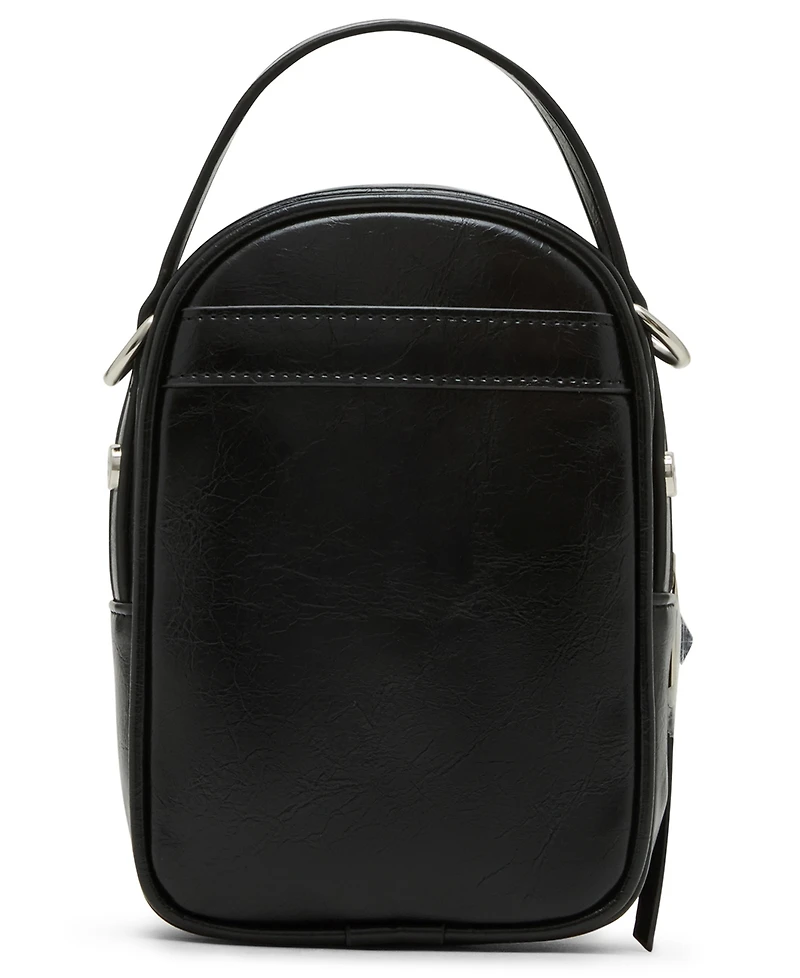 Madden Girl Blakec Crinkle Zipper Crossbody Bag