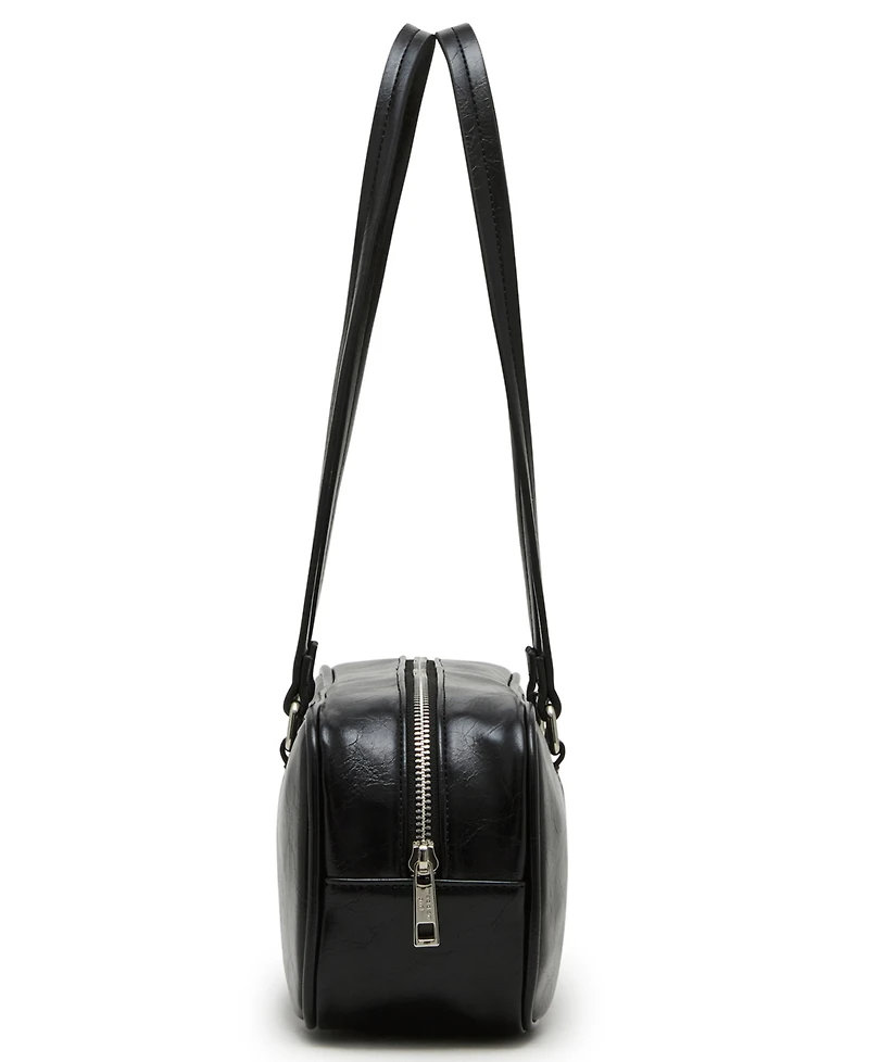 Madden Girl Andarna Crinkle Zipper Shoulder Bag