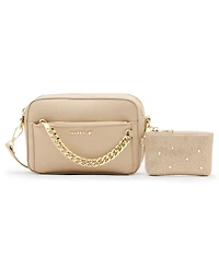 Madden Girl Tara Zipper Crossbody Camera Bag