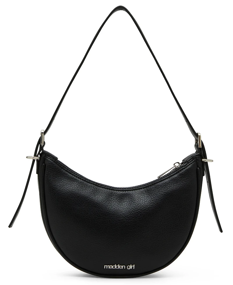 Madden Girl Rhi Zipper Crescent Bag