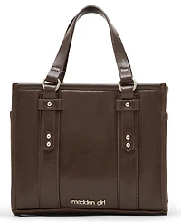 Madden Girl Kyrac Crinkle Zipper Tote Bag