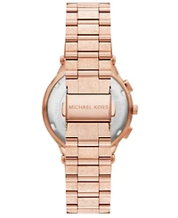 Michael Kors Women's Billie Chronograph Rose Gold-Tone Stainless Steel Watch, 40mm