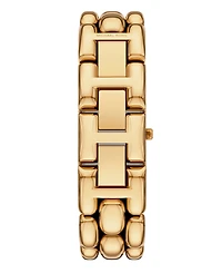 Michael Kors Women's Hally Two-Hand Gold-Tone Stainless Steel Watch, 21mm