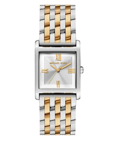 Michael Kors Women's Georgie Three-Hand Two-Tone Stainless Steel Watch, 27mm