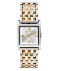 Michael Kors Women's Georgie Three-Hand Two-Tone Stainless Steel Watch, 27mm