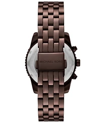 Michael Kors Women's Bryant Chronograph Brown Stainless Steel Watch, 35mm