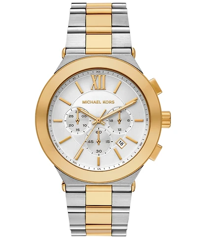 Michael Kors Men's Billie Chronograph Two-Tone Stainless Steel Watch, 44mm