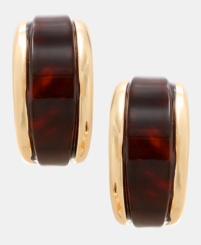 I.n.c. International Concepts Tortoise Hoop Earrings, Macy's Exclusive