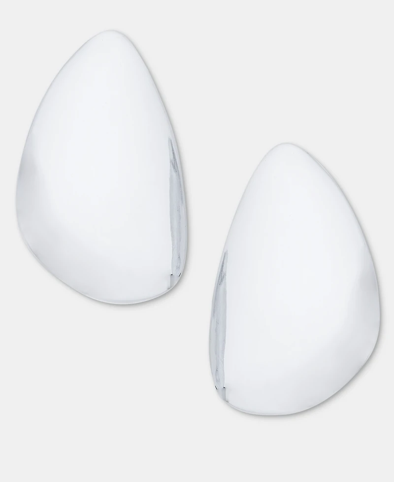 I.n.c. International Concepts Rhodium Teardop Stud Earrings, Macy's Exclusive
