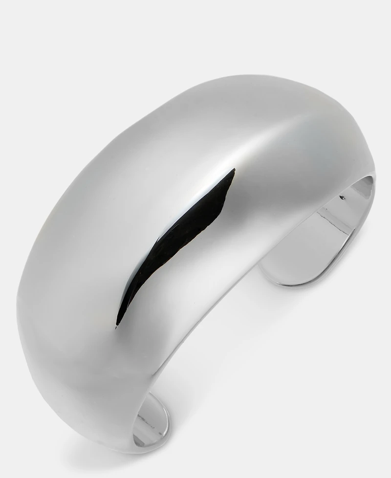 I.n.c. International Concepts Rhodium Polished Cuff Bracelet, Macy's Exclusive