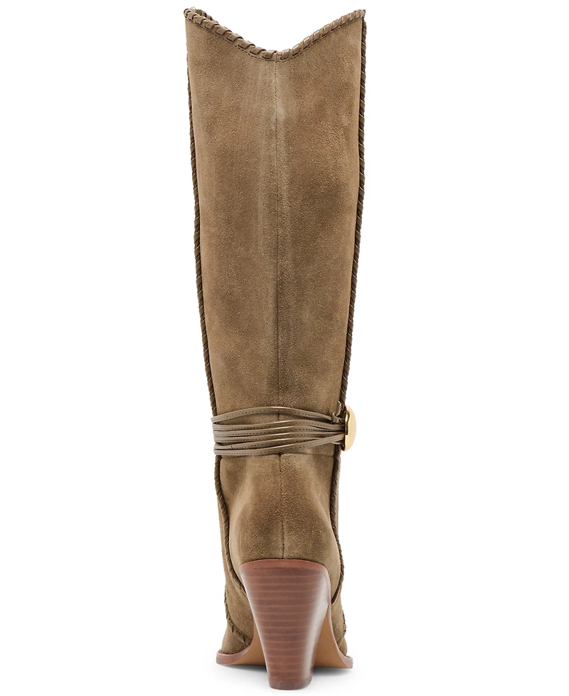 Dolce Vita Women's Jody Whipstitch Tall Heeled Western Boots