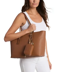 Michael Kors Quinn Large Pebbled Leather Tote