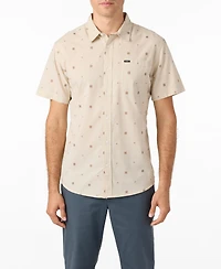 O'Neill Men's Shields Short Sleeve Dobby Standard Shirt