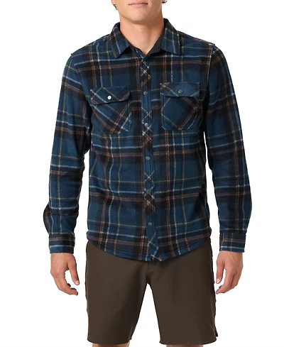 O'Neill Men's Glacier Plaid Superfleece Shirt