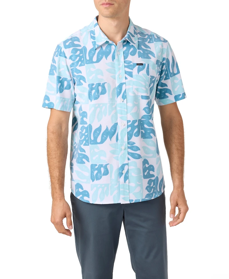 O'Neill Men's Traveler Ultraviolet Protection Factor Short Sleeve Relaxed Shirt