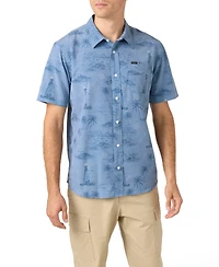 O'Neill Men's Traveler Ultraviolet Protection Factor Short Sleeve Relaxed Shirt