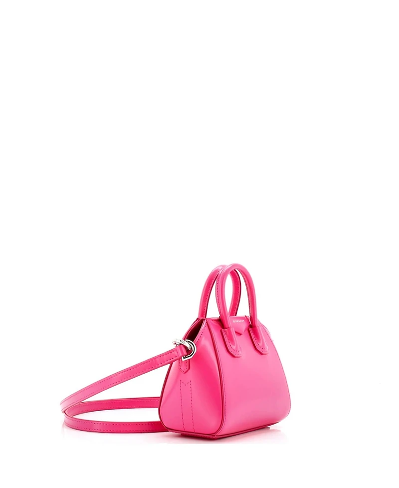 Pre-Owned Givenchy Micro Antigona Bag Leather