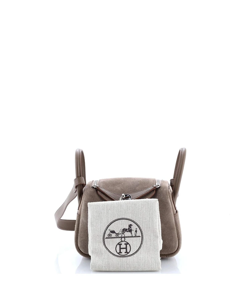 Pre-Owned Hermes Mini Lindy Bag Grizzly and Swift