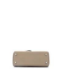 Pre-Owned Hermes Kelly 25 Handbag Verso Swift with Palladium Hardware