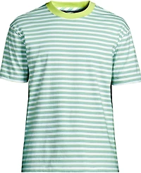 Lands' End Men's Short Sleeve Super-t Crew Relaxed Fit Tee