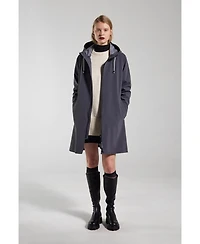 Stutterheim Women's Mosebacke Lightweight Zip Matte Raincoat