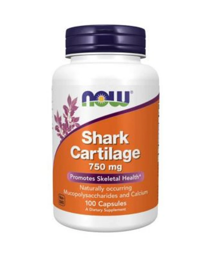 Now Foods Shark Cartilage 750 Mg 100 Caps