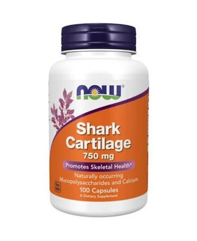 Now Foods Shark Cartilage 750 Mg 100 Caps