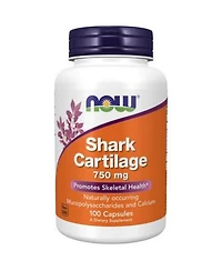 Now Foods Shark Cartilage 750 Mg 100 Caps