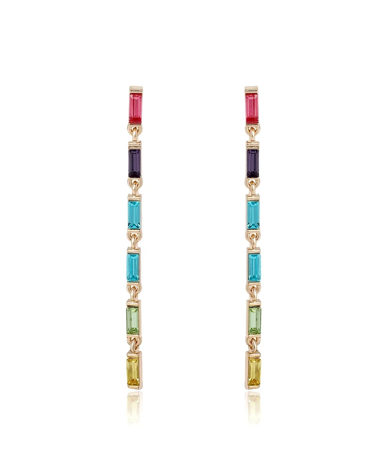 BCBGeneration Rainbow Linear Drop Earrings