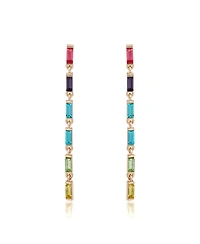 BCBGeneration Rainbow Linear Drop Earrings