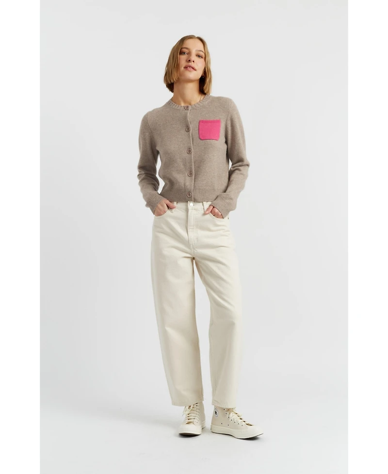 Chinti & Parker Women's Wool Cashmere Contract Pocket Cardigan