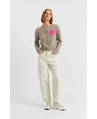 Chinti & Parker Women's Wool Cashmere Contract Pocket Cardigan