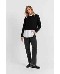Chinti & Parker Women's Pure Cashmere V-Neck Sweater