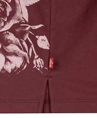 Levi's Big Girls Rose Printed Oversized T-Shirt