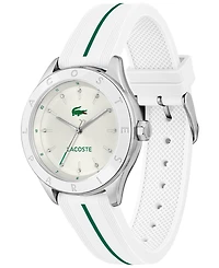 Lacoste Women's Billie White Silicone Strap Watch, 36mm