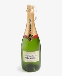 Holiday Lane Oversized Champagne Bottle Ornament, Macy's Exclusive