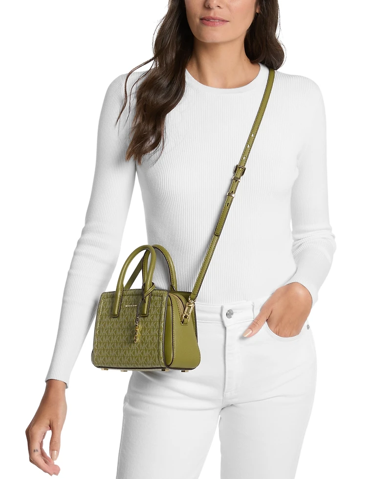 Michael Kors Laila Extra-Small Signature Logo Crossbody Bag