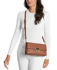 Michael Michael Kors Addie Small Leather Convertible Pouchette Crossbody