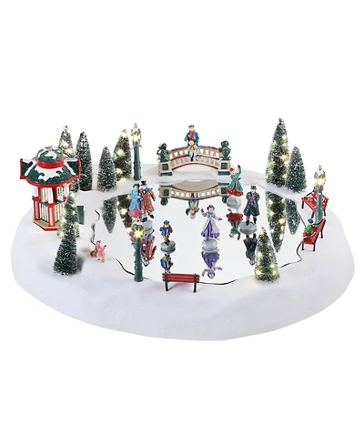 Mr. Christmas Winter Wonderland Christmas Skating Rink