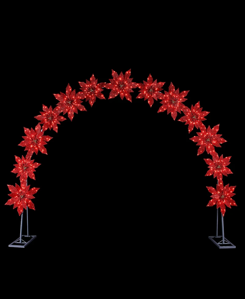 Mr. Christmas Poinsettia Illuminated Arch