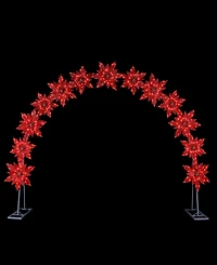 Mr. Christmas Poinsettia Illuminated Arch