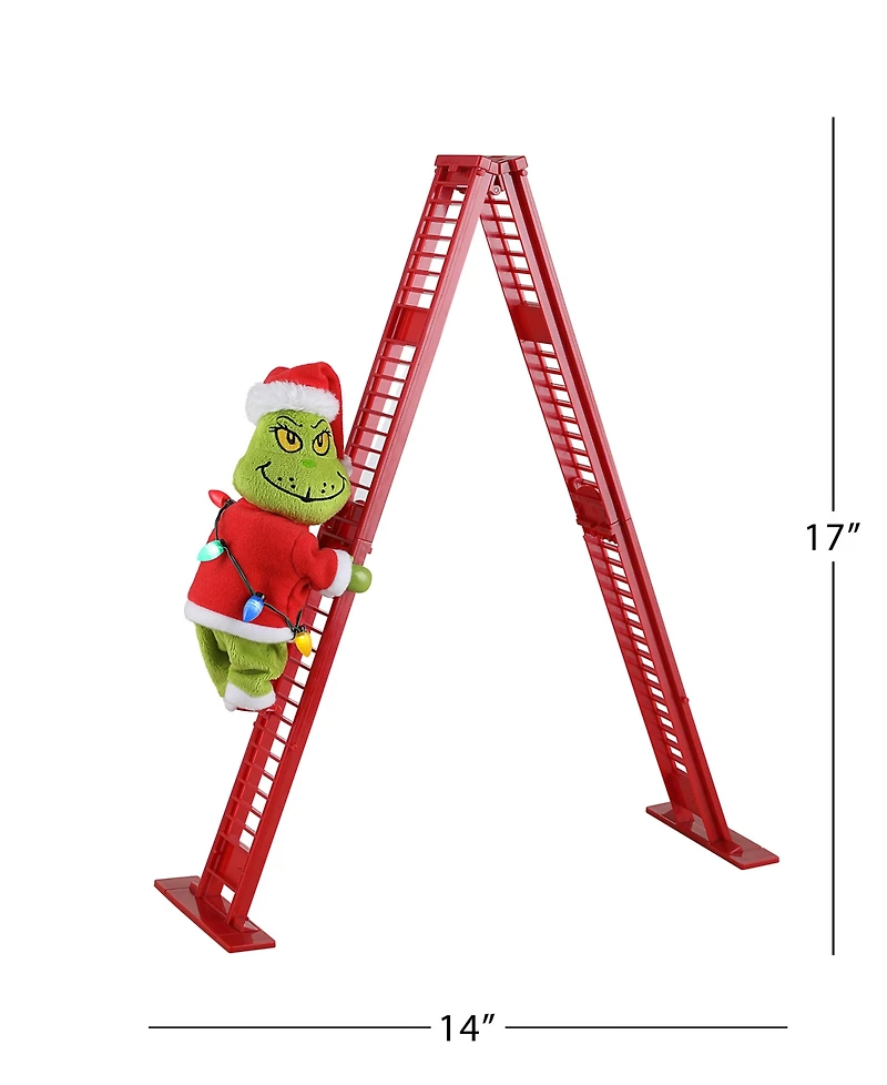 Mr. Christmas Super Climbing Grinch with Ladder