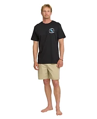 Quiksilver Men's California Raised Short Sleeve T-Shirt