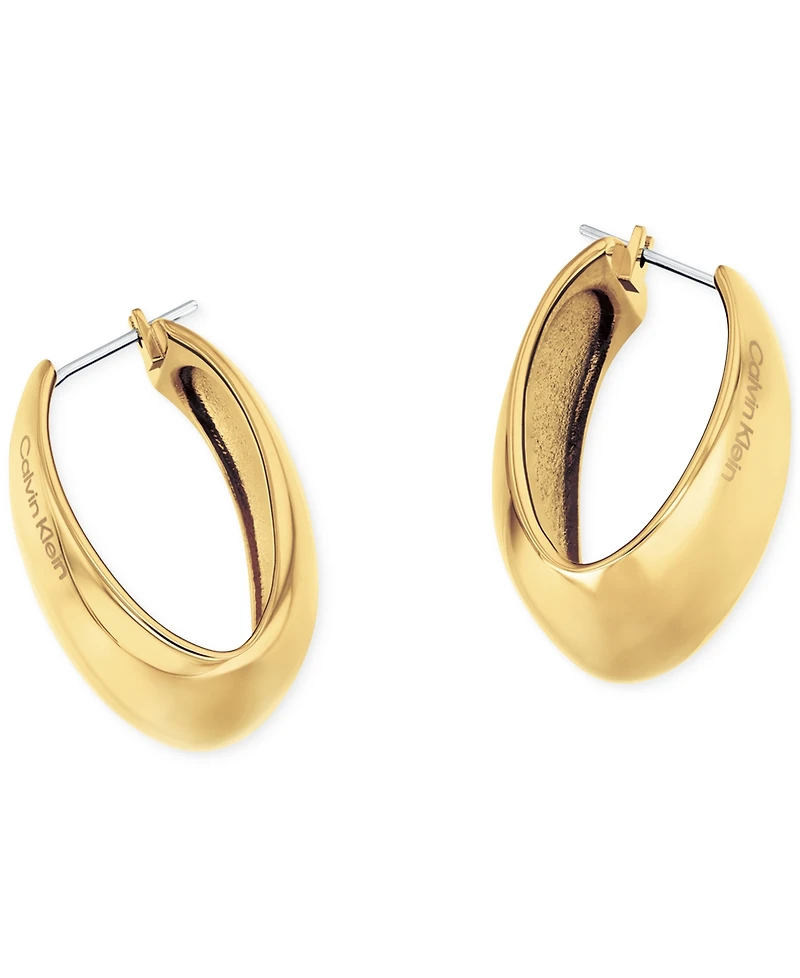 Calvin Klein Small Modern Purity Hoop Earrings, 0.97"