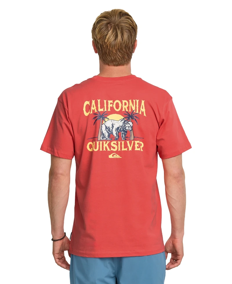 Quiksilver Men's California Bear Set Short Sleeve T-Shirt