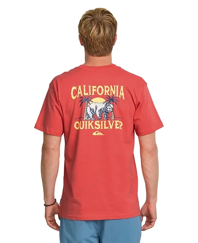 Quiksilver Men's California Bear Set Short Sleeve T-Shirt