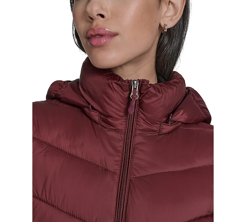 Charter Club Women's Packable Hooded Puffer Coat, Created for Macy's
