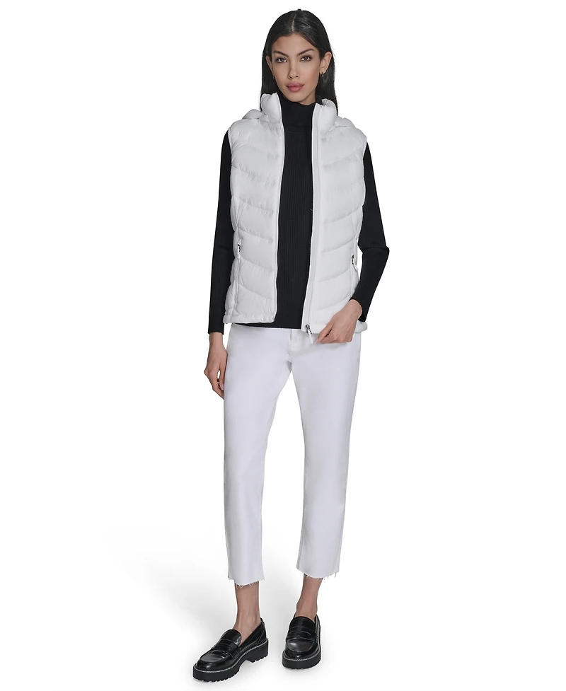 Charter Club Women's Packable Hooded Puffer Vest